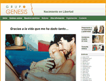 Tablet Screenshot of genesisnacimientoenlibertad.com